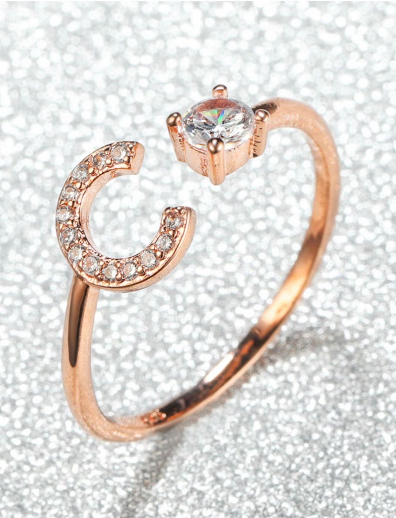 ANILLO AJUSTABLE DE ZIRCÓN