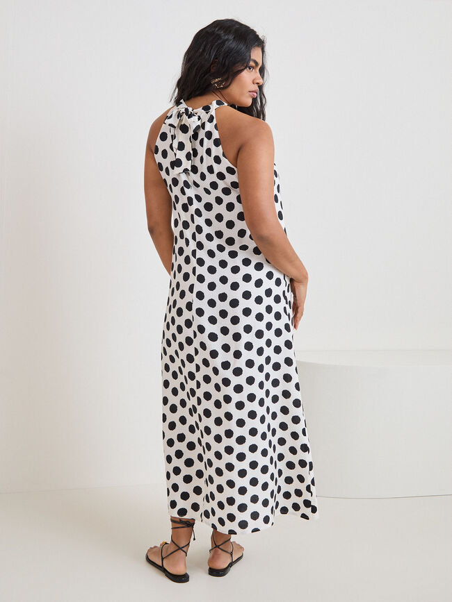 VESTIDO HALTER ESTAMPADO