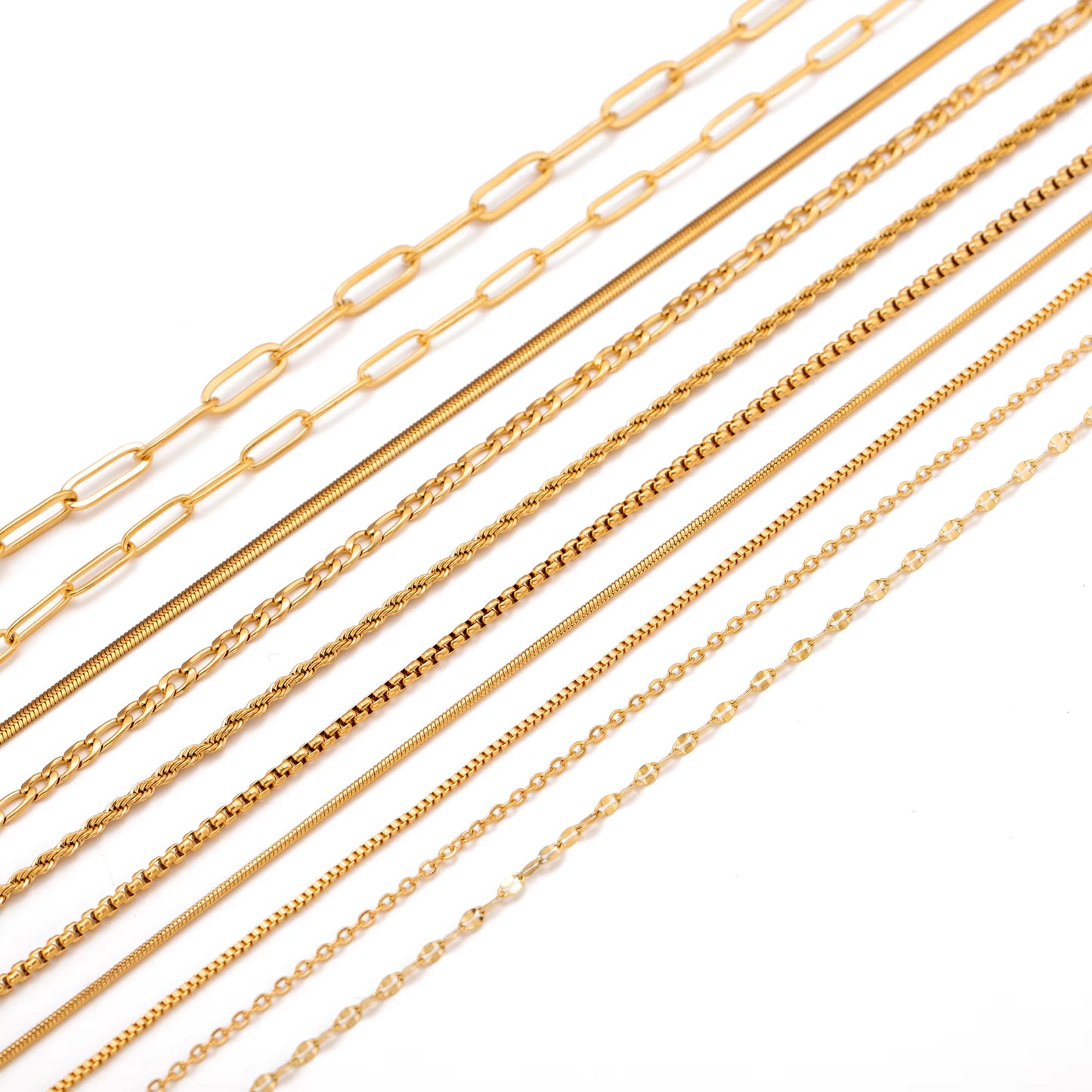 CADENAS ORO Y PLATA 18K