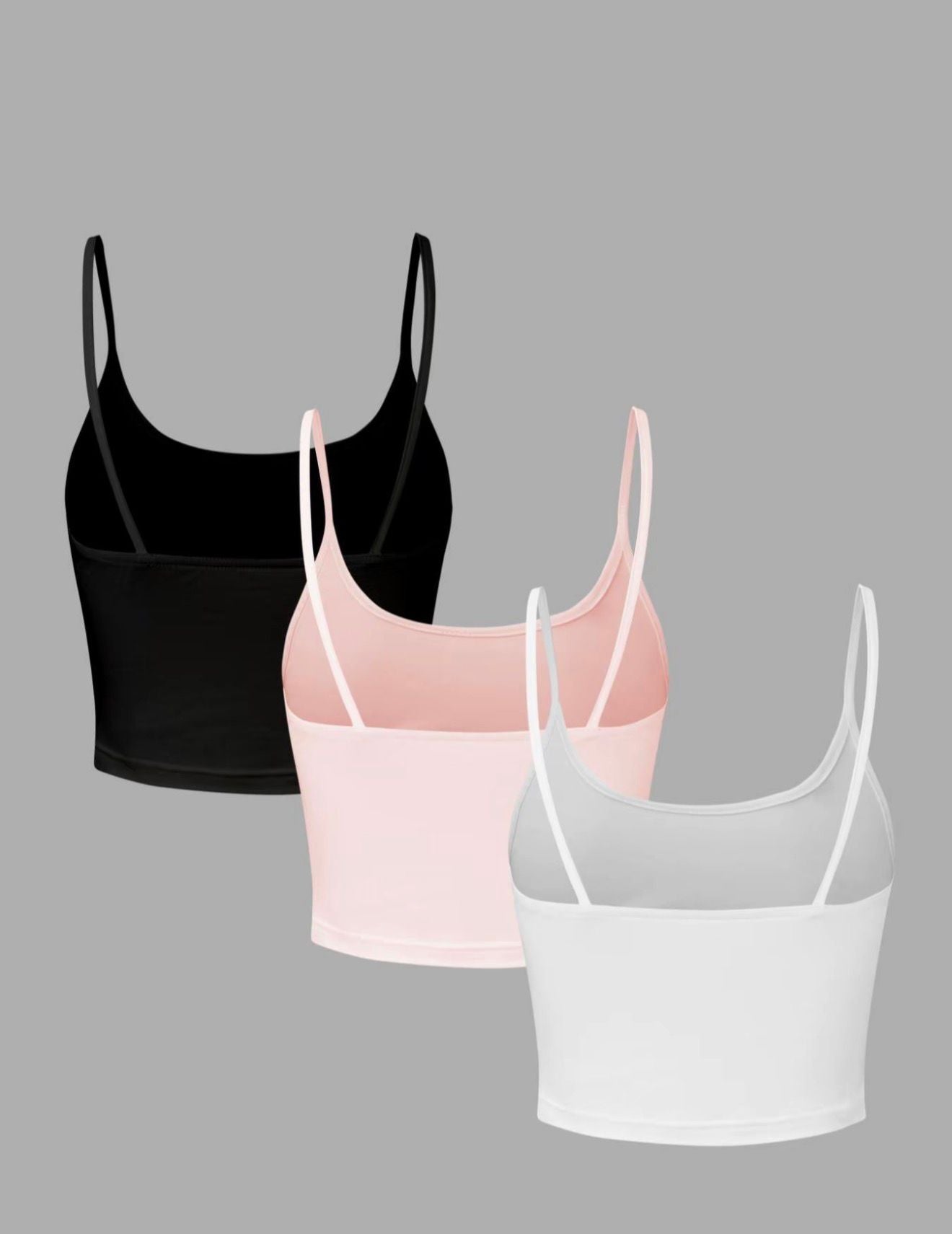 PACK 3 TOPS CON ESPALDA DESCUBIERTA