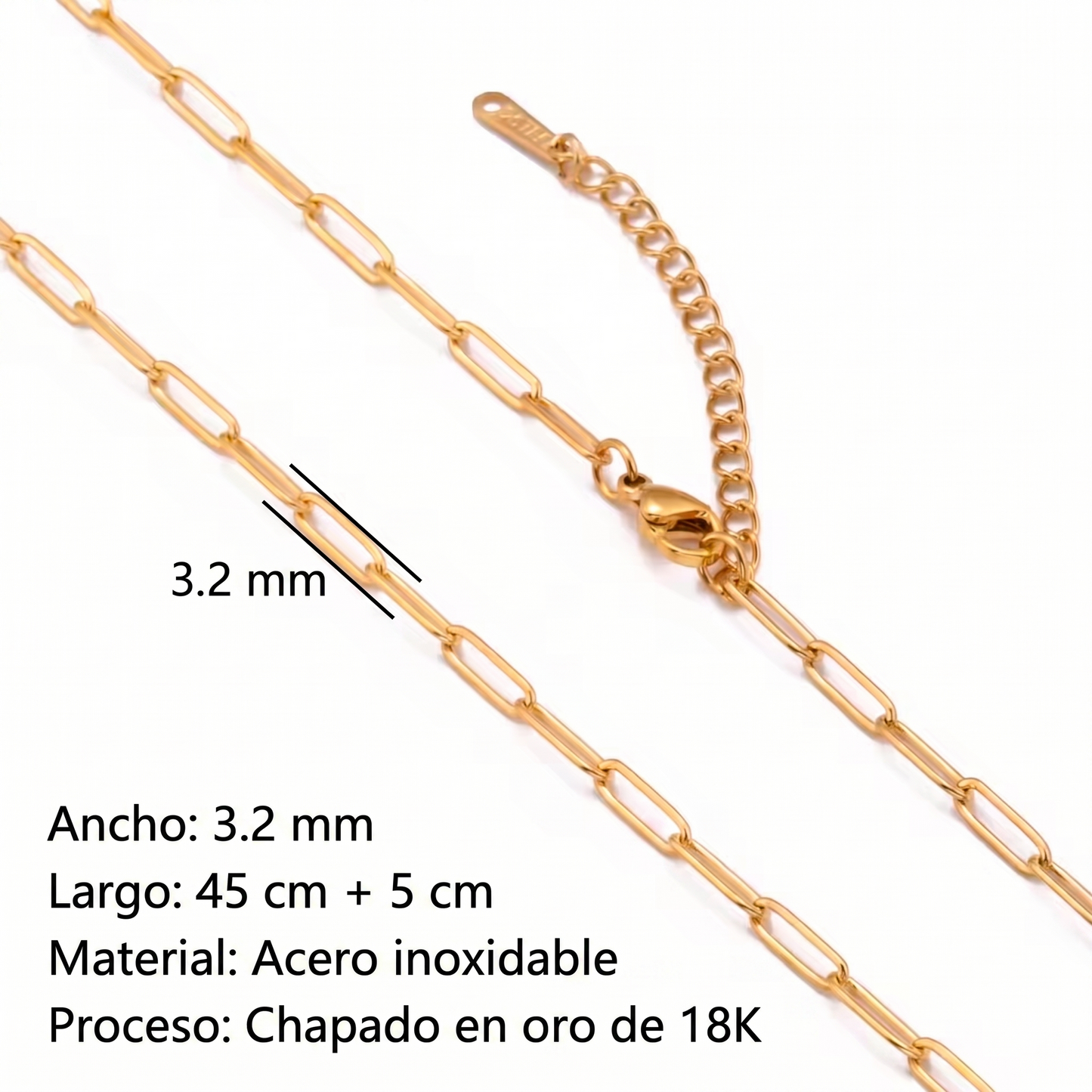 CADENAS ORO Y PLATA 18K