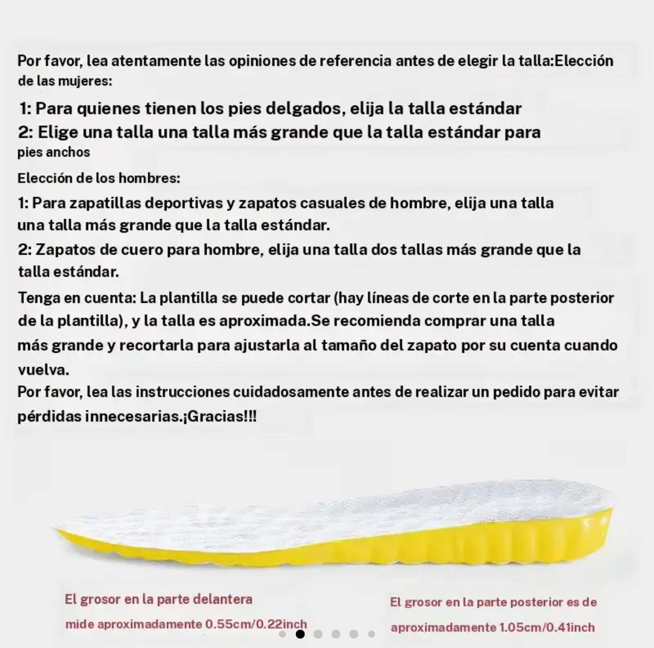 PLANTILLAS ANTIDOLOR SUAVES Y TRANSPIRABLES