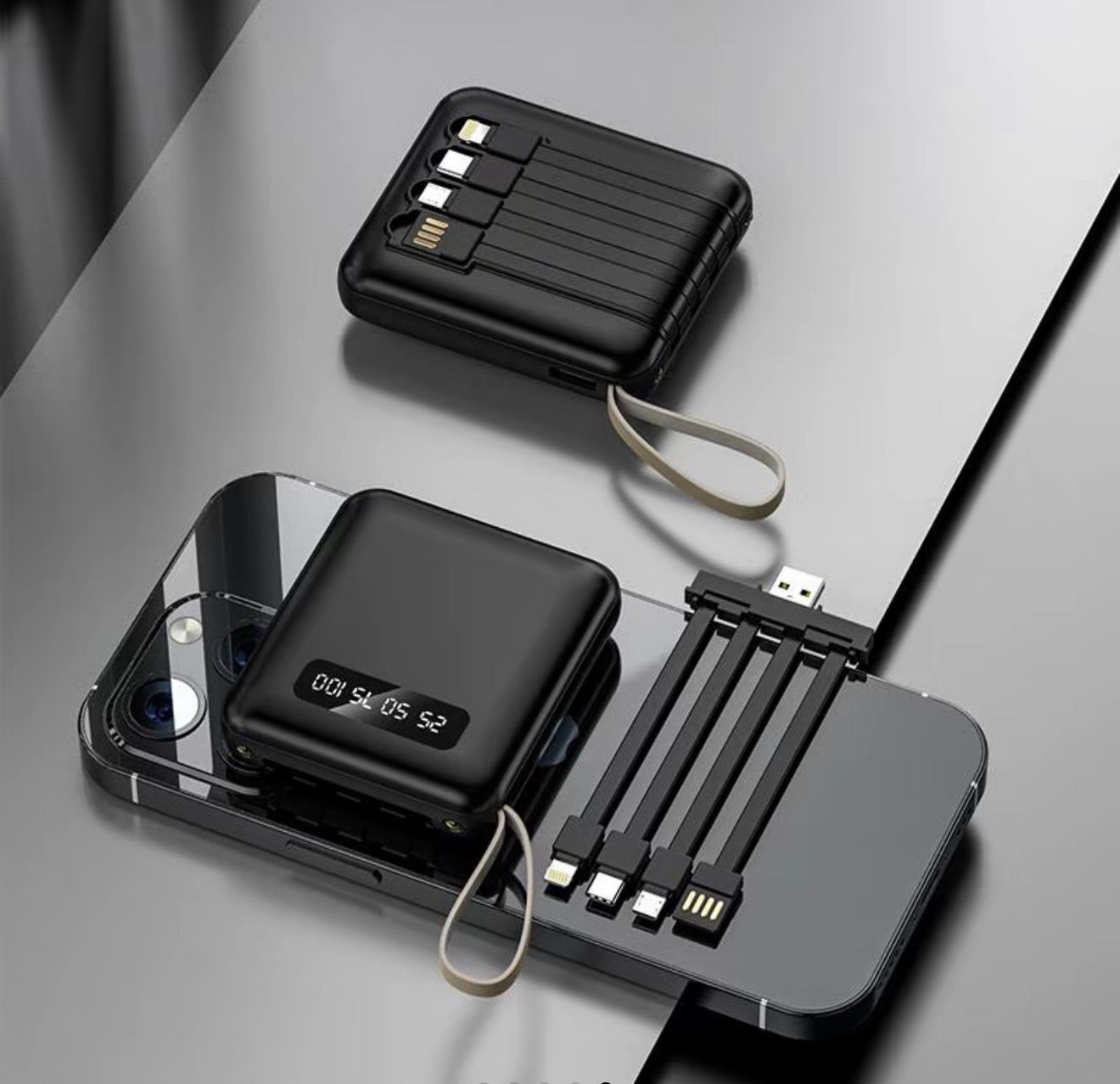 POWWA BATERÍA PORTATÍL 10000MAH, (ANDROID Y IPHONE)