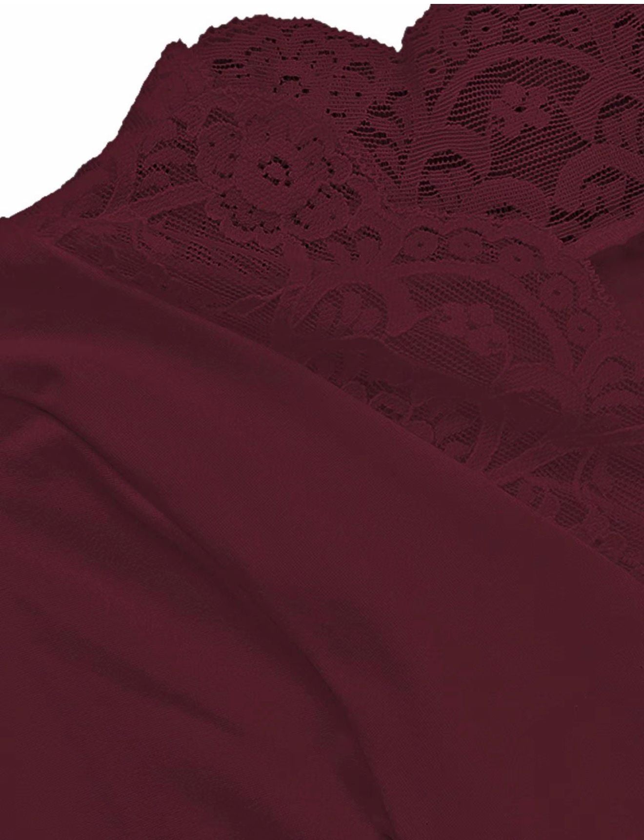 CAMISETA DE ENCAJE EN V