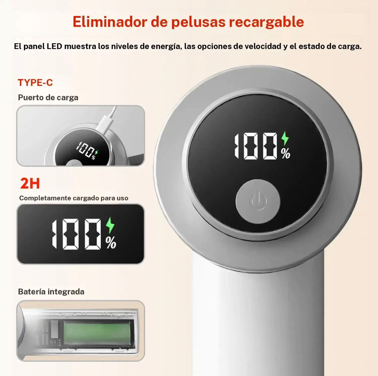 QUITAPELUSAS PORTÁTIL