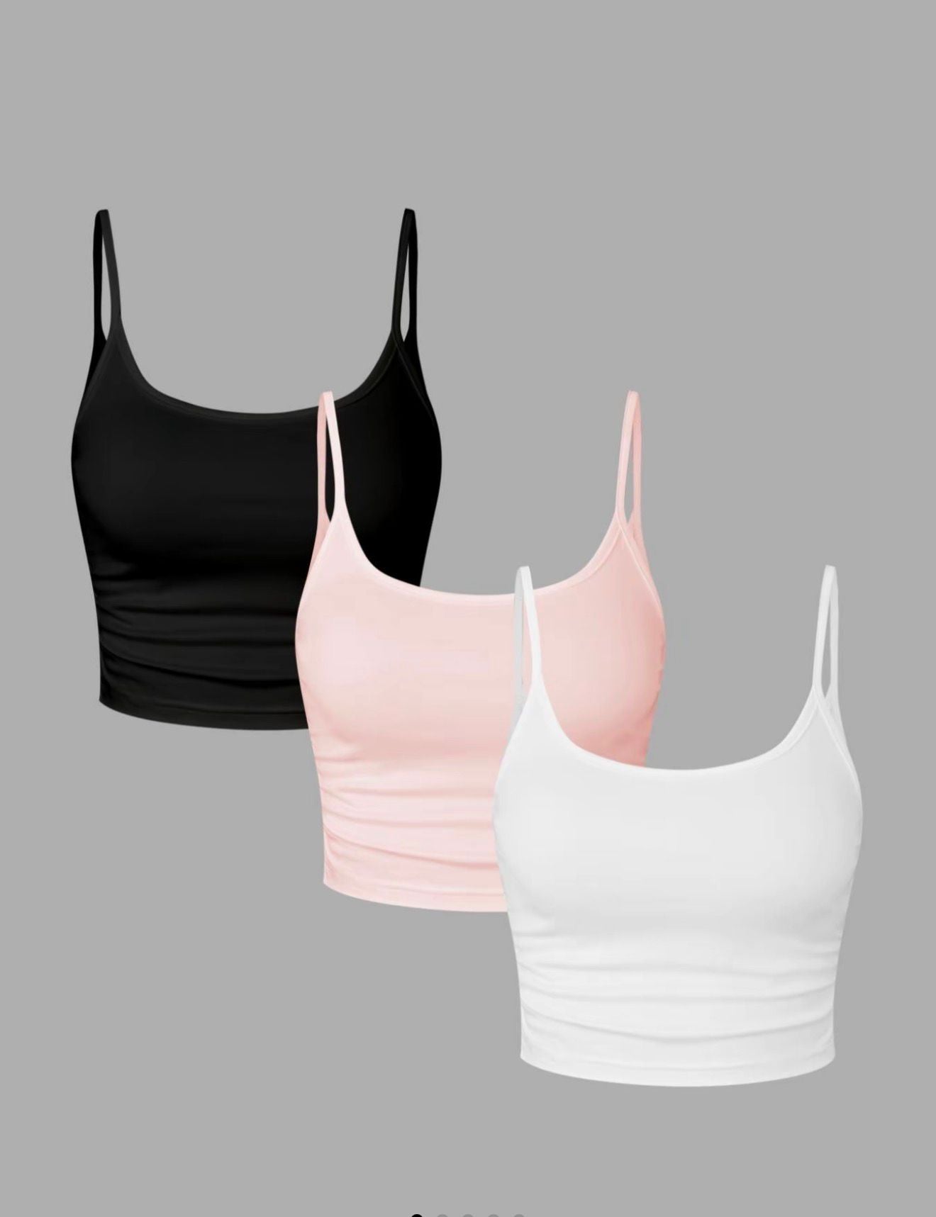 PACK 3 TOPS CON ESPALDA DESCUBIERTA