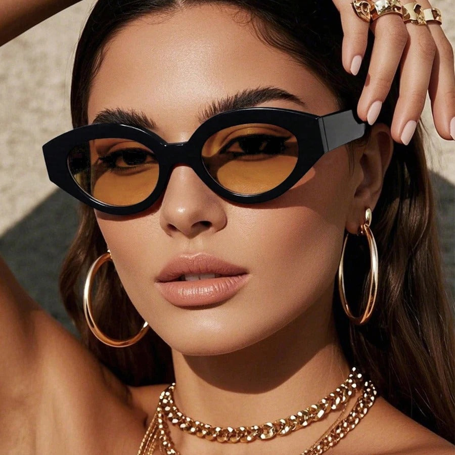 GAFAS DE SOL OVAL AMBER