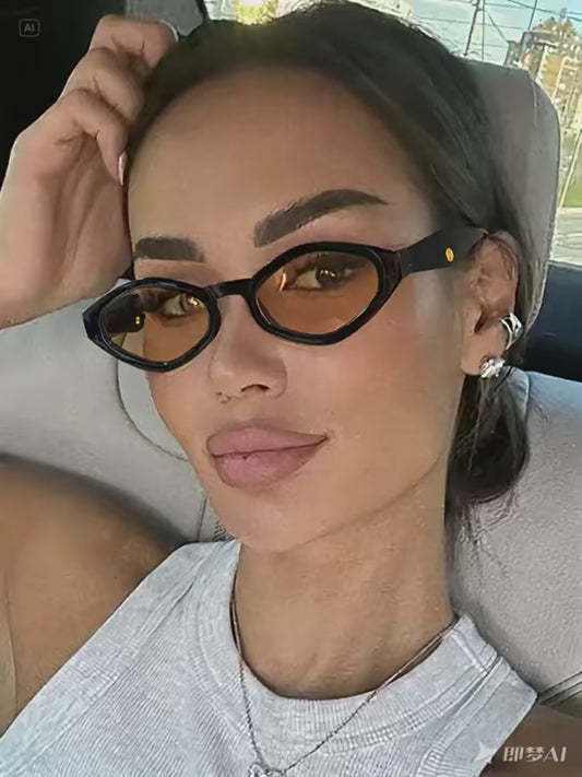 GAFAS DE SOL OVAL AMBER